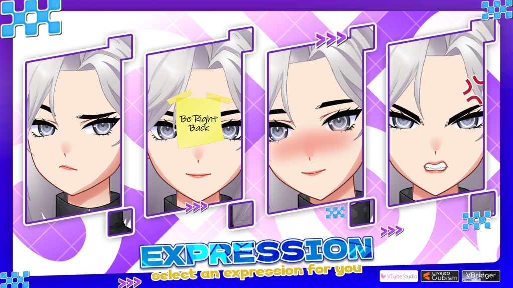 【あらかじめ作成された譲渡可能VTuberモデル】サイバーパンク忍者 / 【Premade Adoptable VTuber Model 】Cyberpunk Ninja