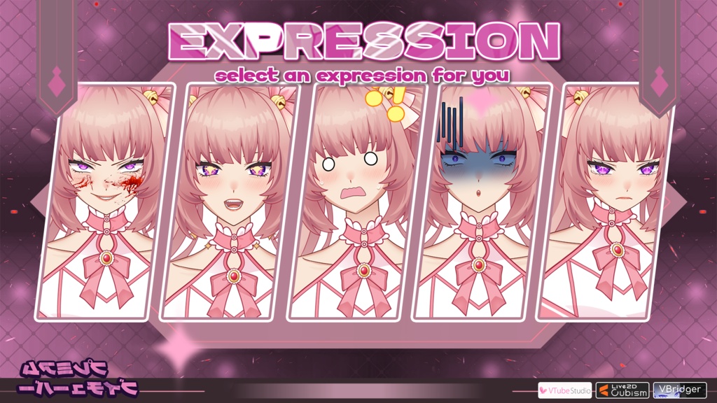 【あらかじめ作成された譲渡可能VTuberモデル】アイドルガール / 【Premade Adoptable VTuber Model 】Idol Girl