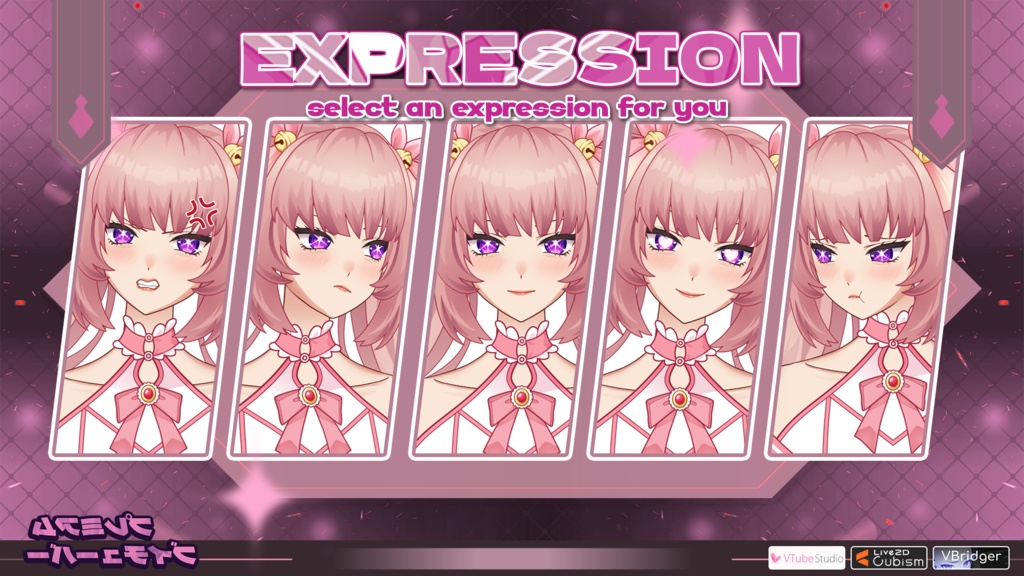 【あらかじめ作成された譲渡可能VTuberモデル】アイドルガール / 【Premade Adoptable VTuber Model 】Idol Girl