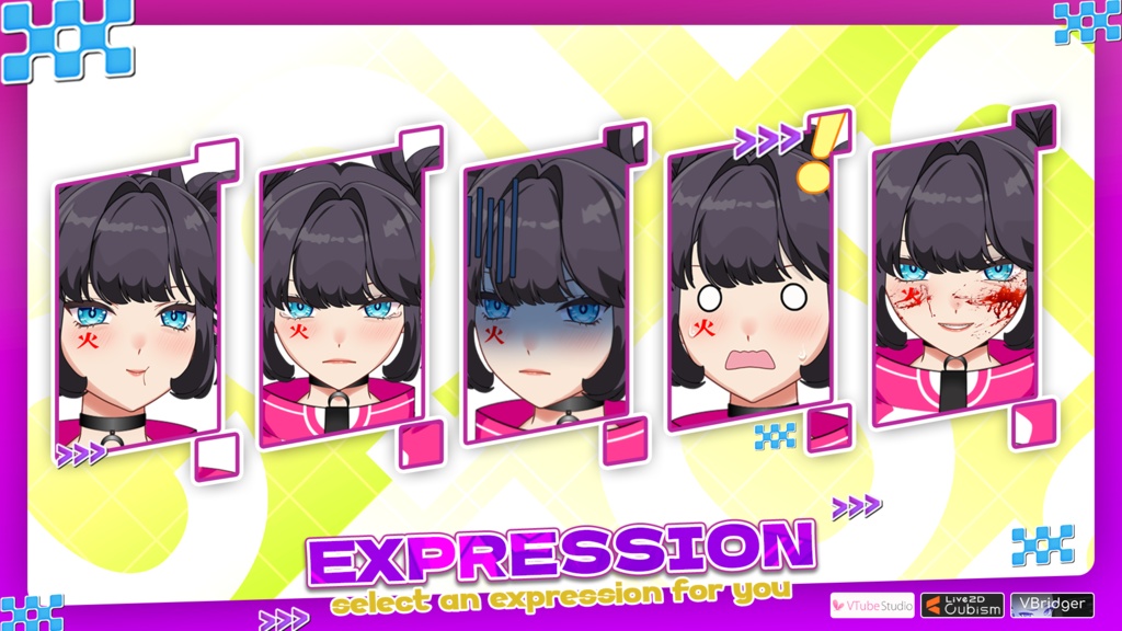 【Premade Adoptable VTuber Model 】 Energetic Streetwear Character