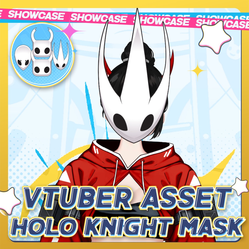 【Free Vtuber Assets】 Hollow Knight Mask