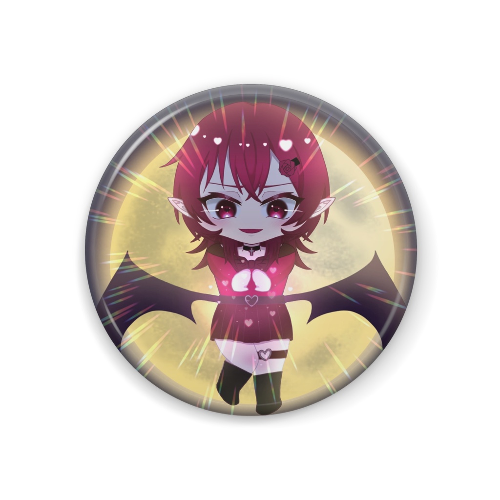 クロナ缶バッジ 影