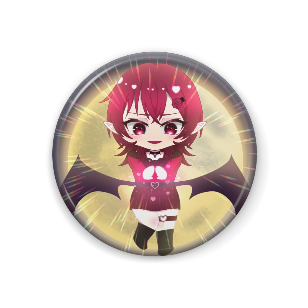 クロナ缶バッジ 光