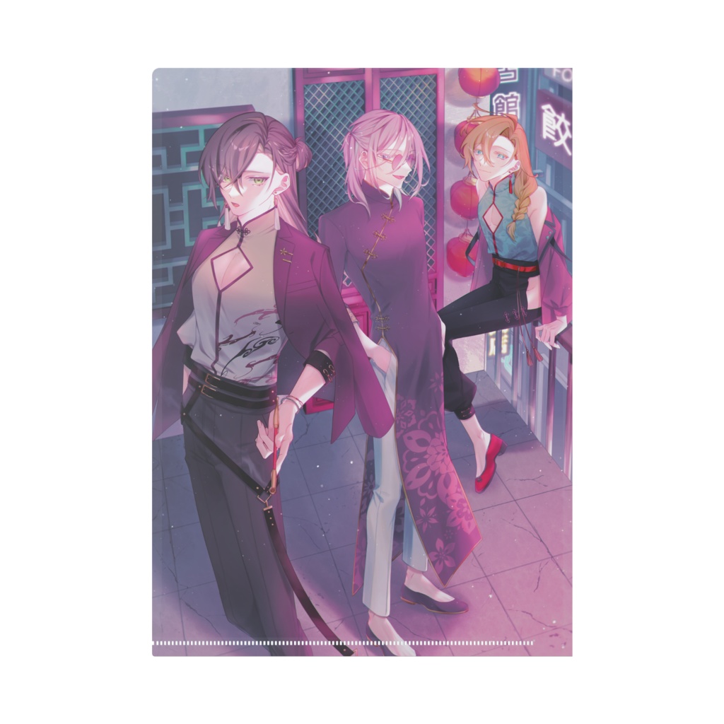 中華パロモデル組 クリアファイル