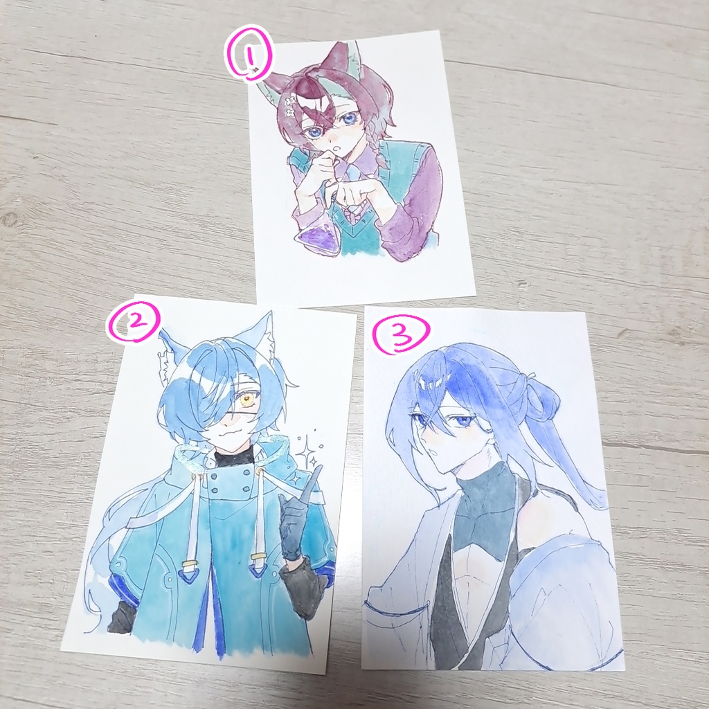 透明水彩ドローイング