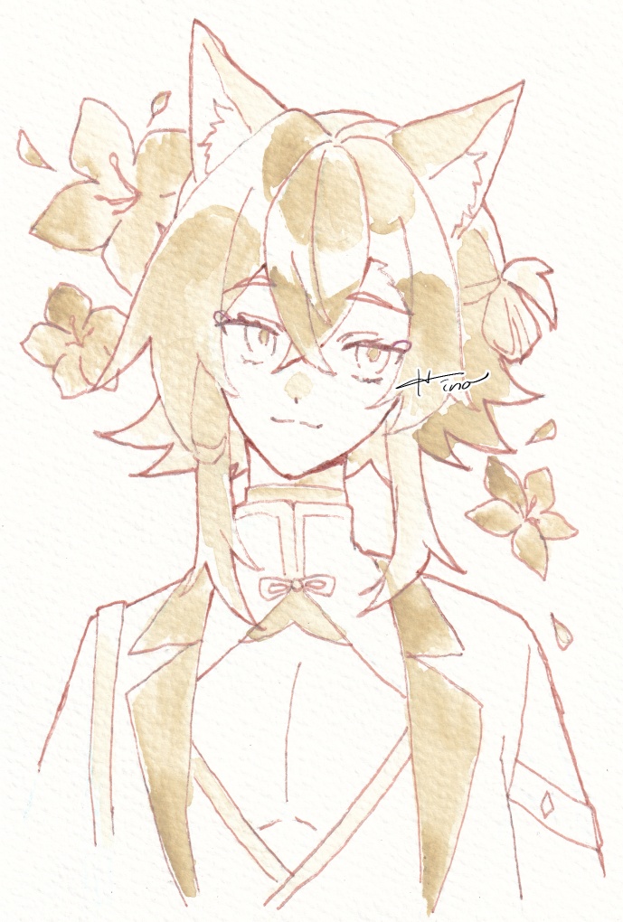 透明水彩ドローイング 【絵墨 淡】