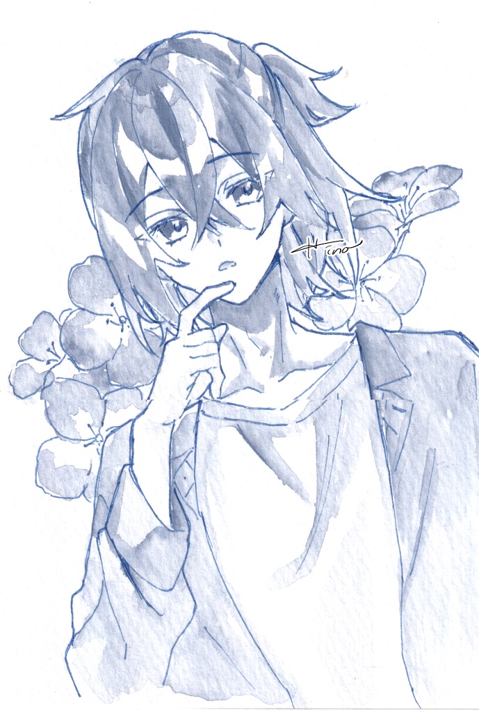 透明水彩ドローイング 【絵墨 淡】