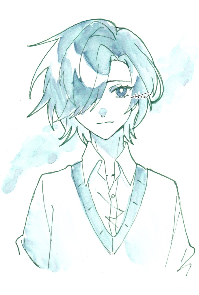 水彩ドローイング 分離色