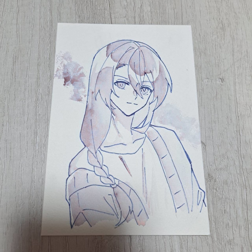 水彩ドローイング 分離色