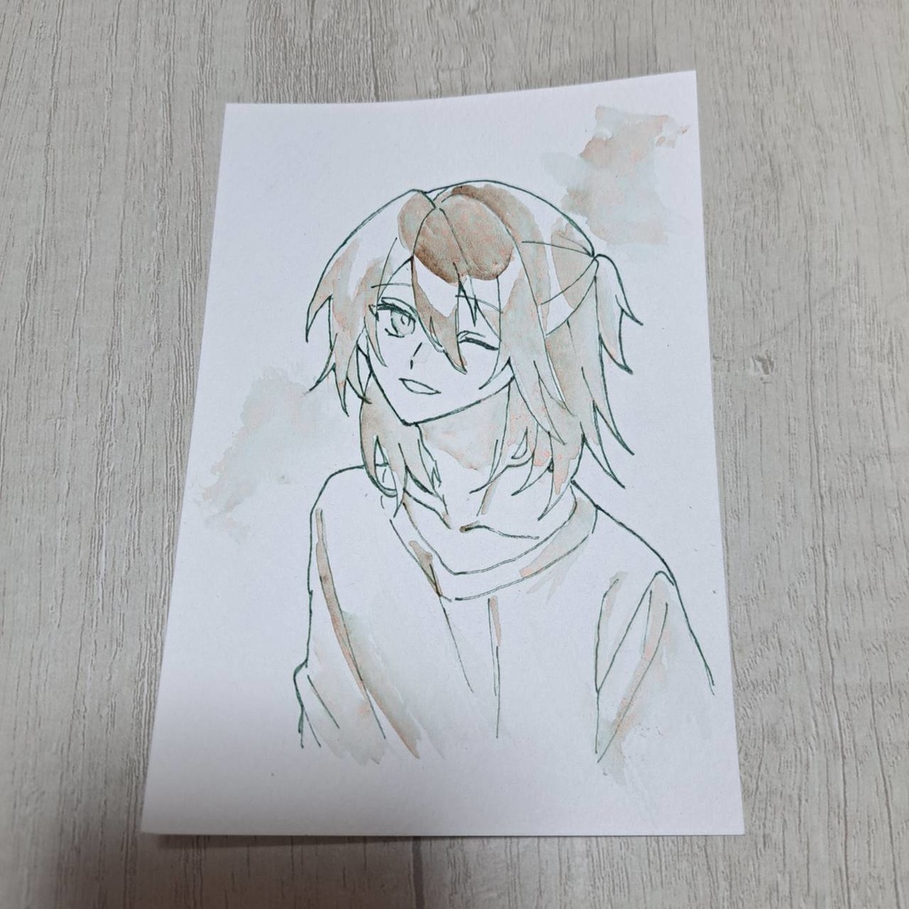 水彩ドローイング 分離色