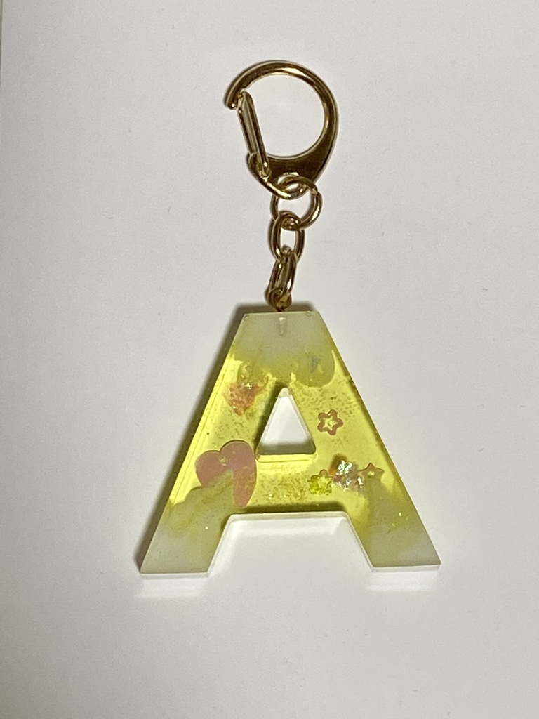 DCキャライメージ イニシャルキーチェーンA