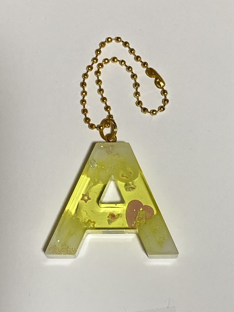 DCキャライメージ イニシャルキーチェーンA