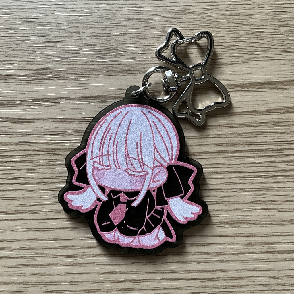 クリアアクリルキーホルダーはつひ