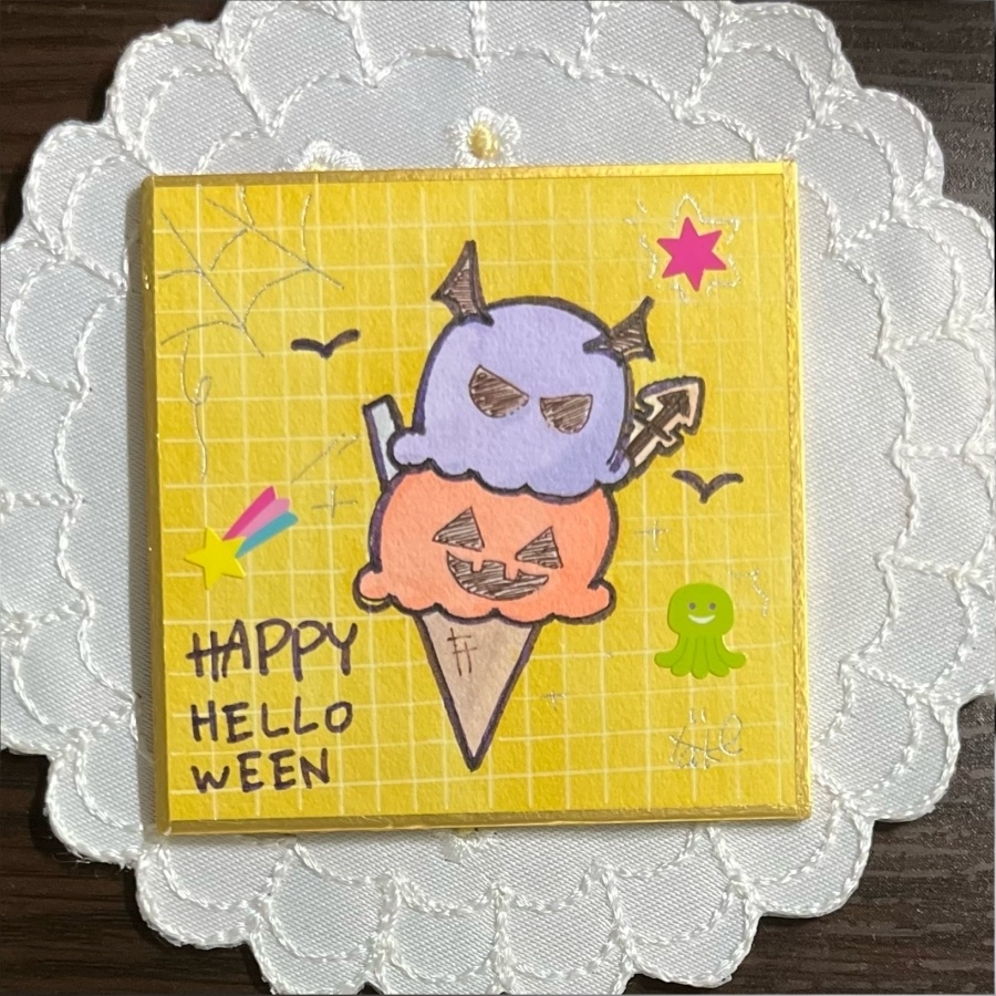 【イラスト原画】かぼちゃあいす