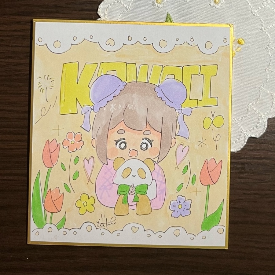 【イラスト原画】ちゅーりっぷ