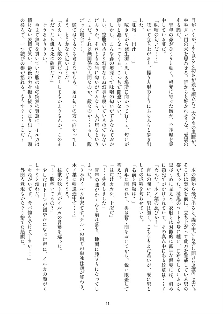 【クリックポスト】はたけカカシの野営メシ