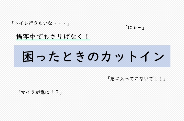 【無料】困ったときのカットイン