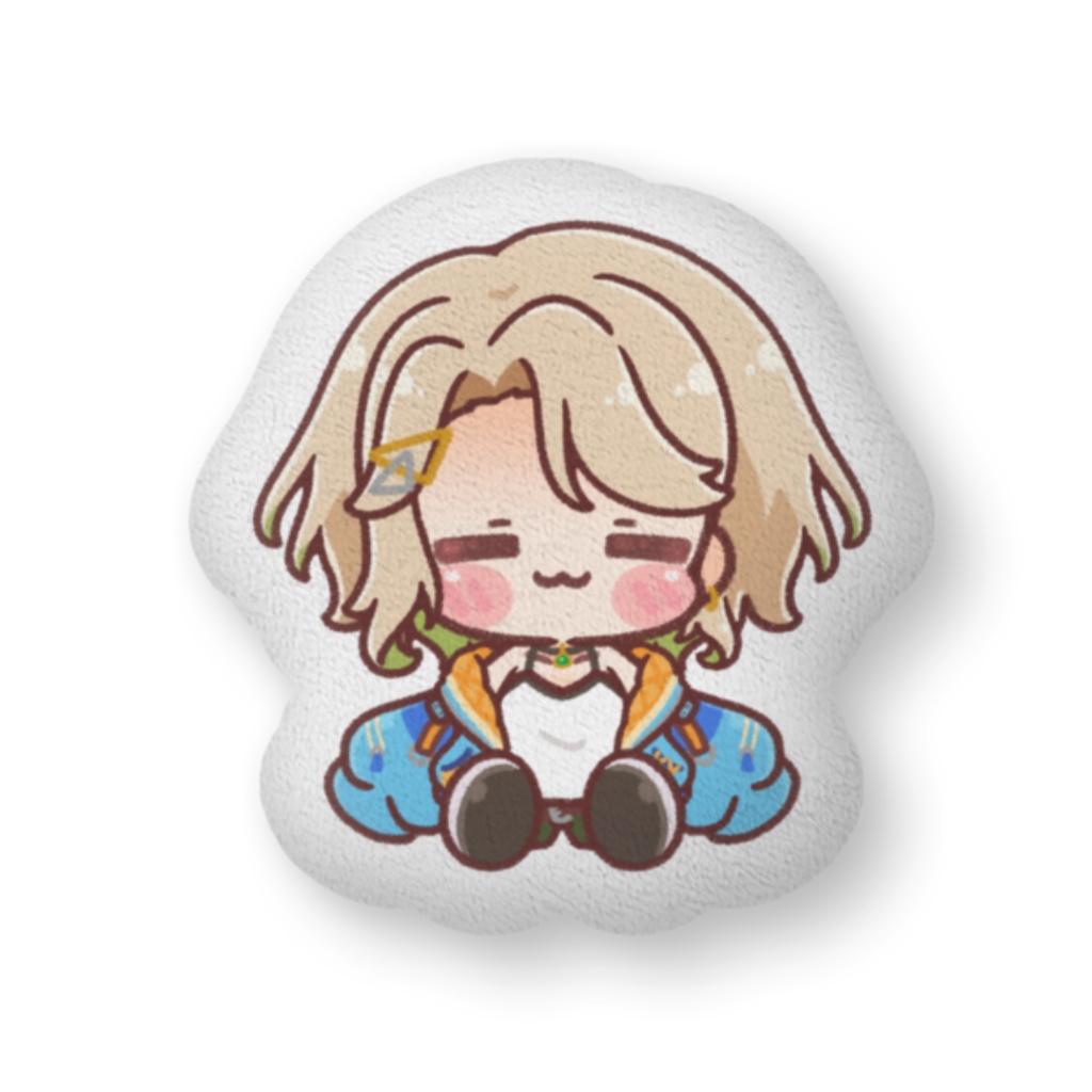 【如月もこ】ぬいぐるみクッション(両面)