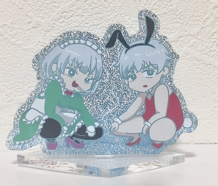 ヒヨコ・バニーロナルドガン飛ばしアクスタ
