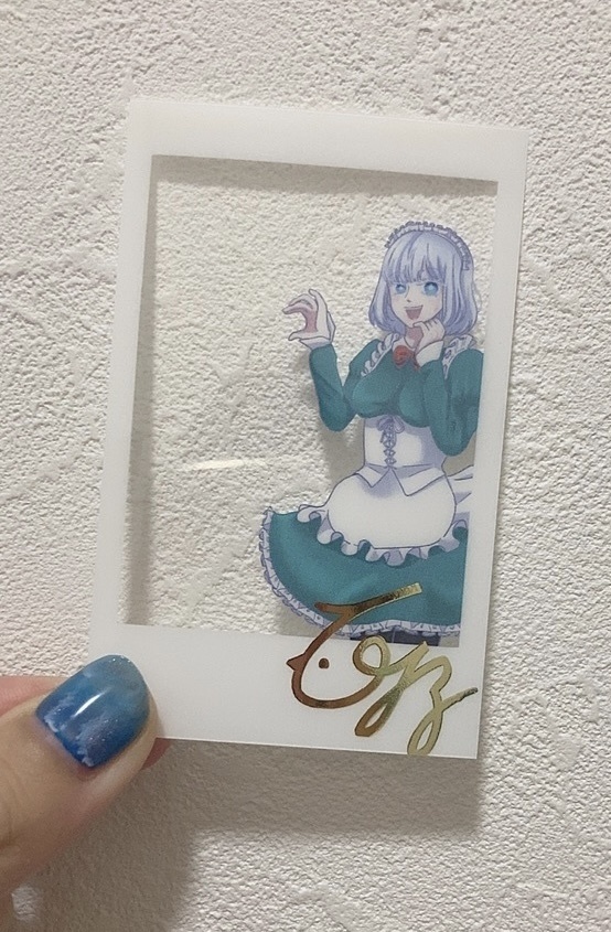 ヒヨコチェキ風クリアカード