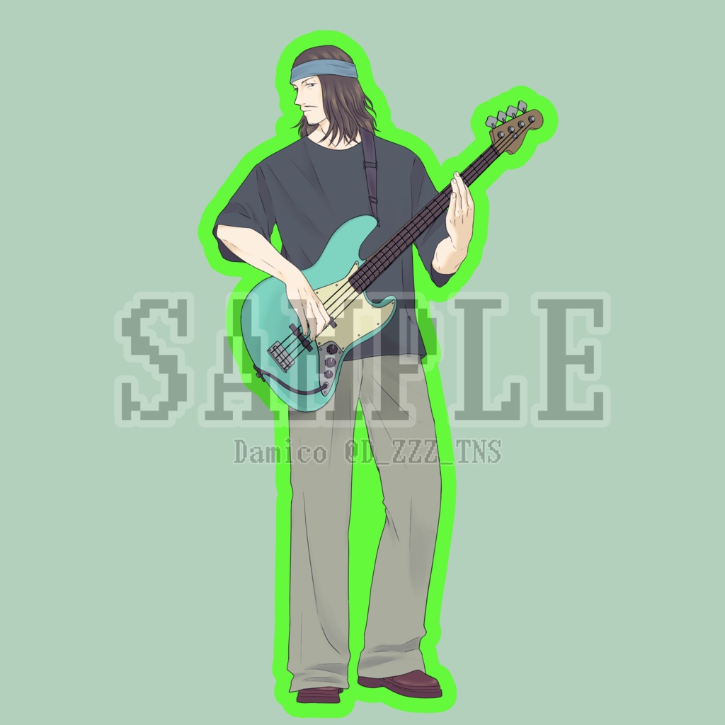 No.2が船上で見た夢ステッカー(大曲)