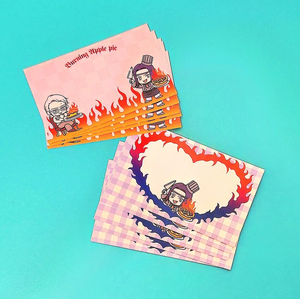 Burning Apple Pie メッセージカードセット