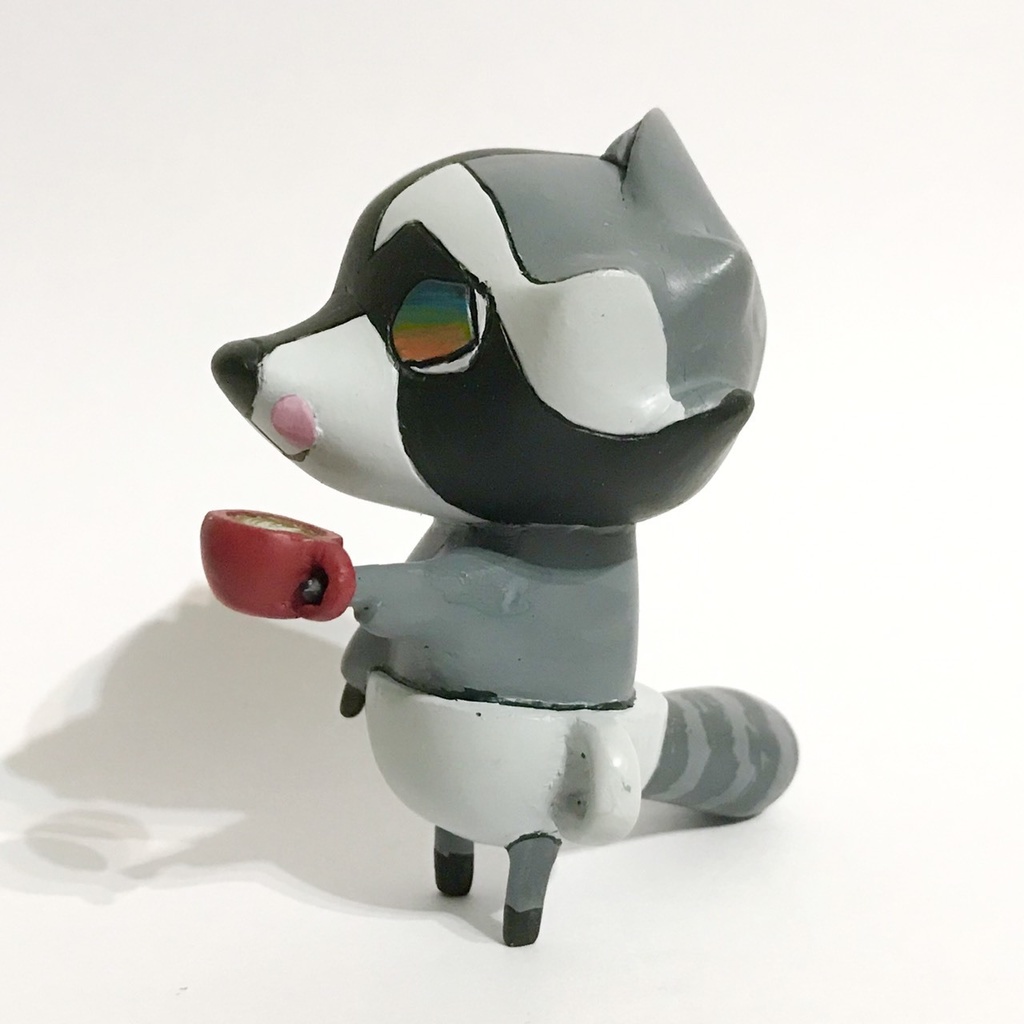 預購特惠中 Willstudio 官方 Raccoon Bei Bei 浣熊唄唄 咖啡夥伴 手工製作 動物公仔