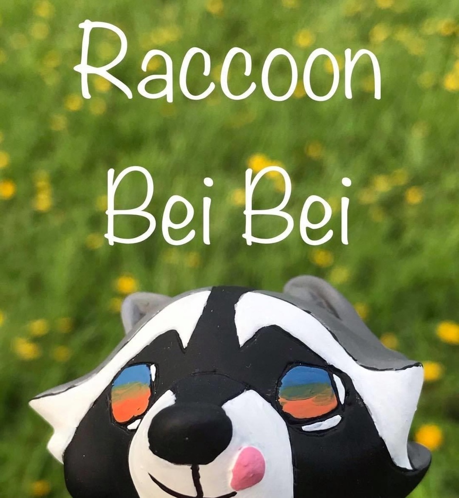 預購特惠中 Willstudio 官方 Raccoon Bei Bei 浣熊唄唄 咖啡夥伴 手工製作 動物公仔