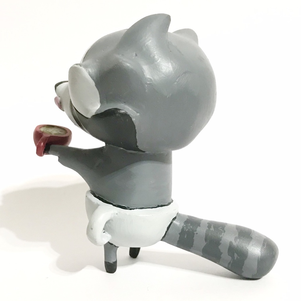 預購特惠中 Willstudio 官方 Raccoon Bei Bei 浣熊唄唄 咖啡夥伴 手工製作 動物公仔