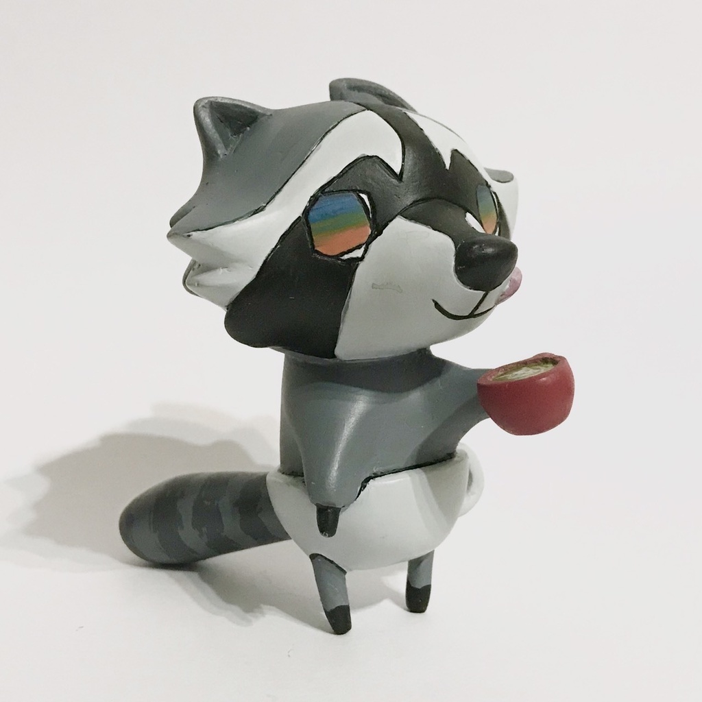 預購特惠中 Willstudio 官方 Raccoon Bei Bei 浣熊唄唄 咖啡夥伴 手工製作 動物公仔