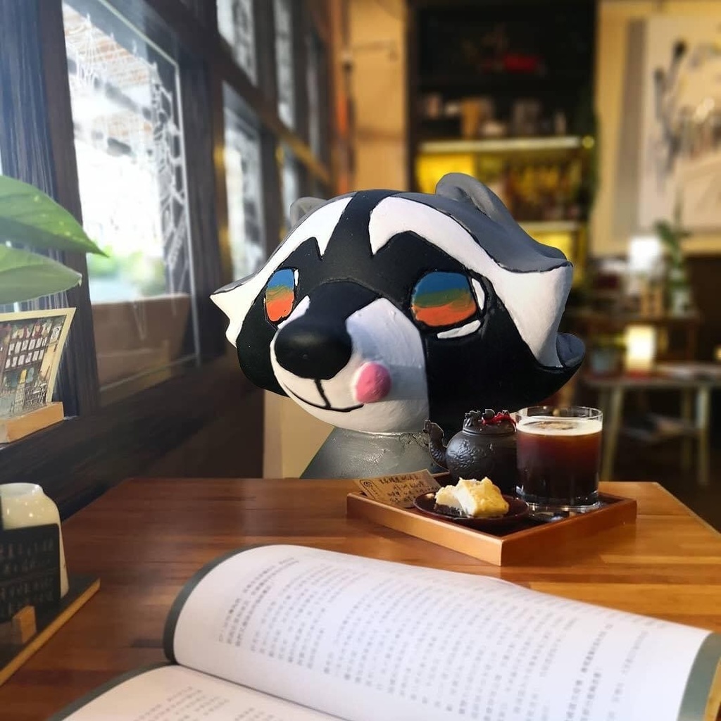 預購特惠中 Willstudio 官方 Raccoon Bei Bei 浣熊唄唄 咖啡夥伴 手工製作 動物公仔