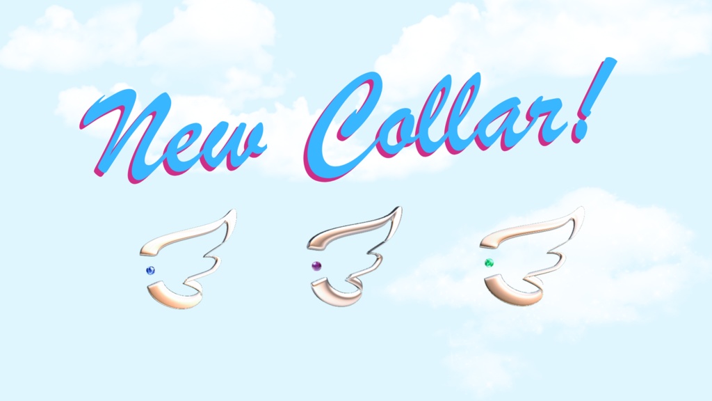 【VRChat】羽ヘアピン【ヘアピン】(Feather Hairpin)(깃털 헤어핀)