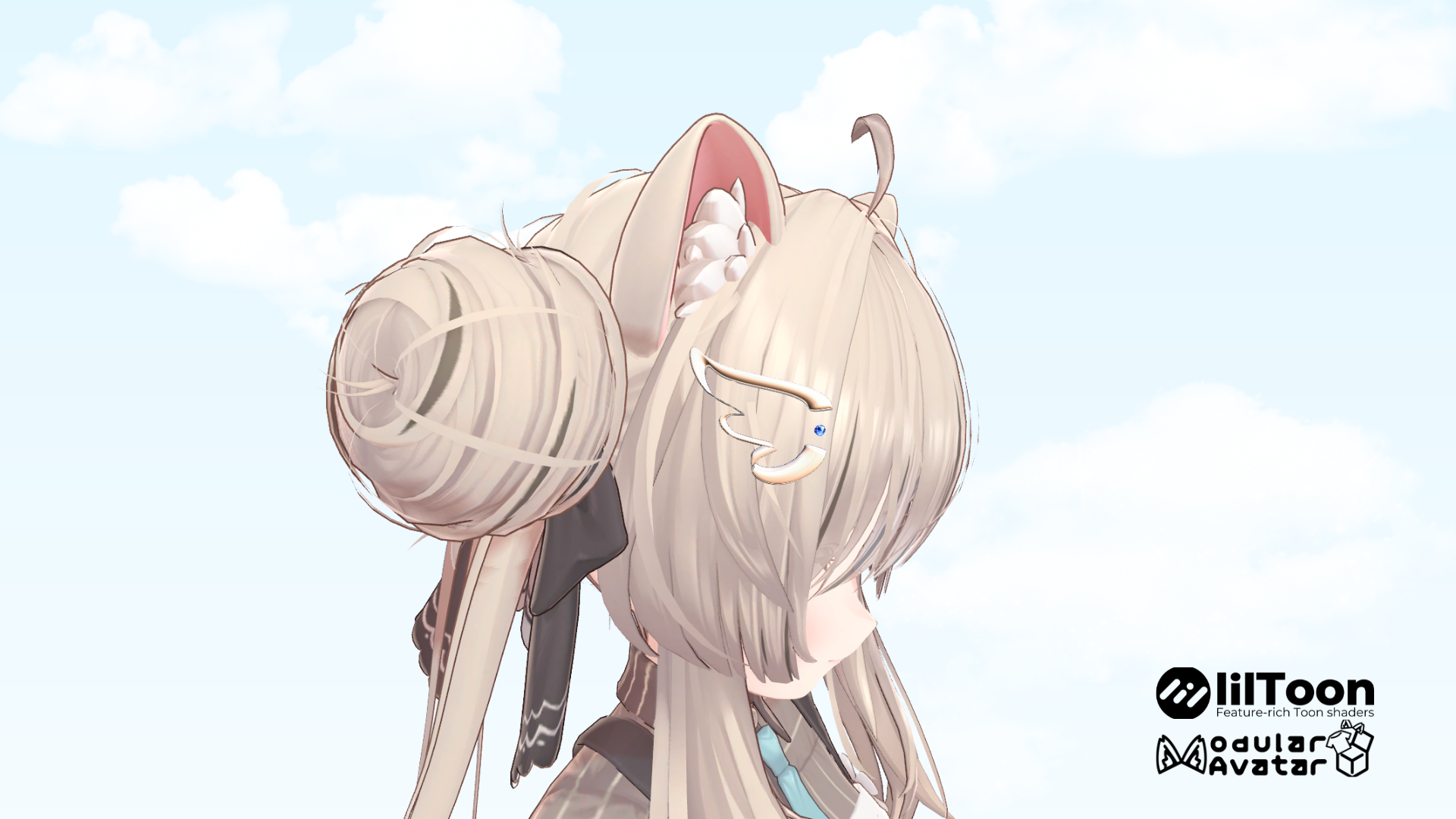 【VRChat】羽ヘアピン【ヘアピン】(Feather Hairpin)(깃털 헤어핀) - 凛の館 - BOOTH