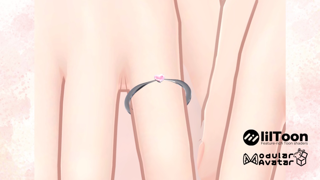 【VRChat】Heart Ring【Ring】