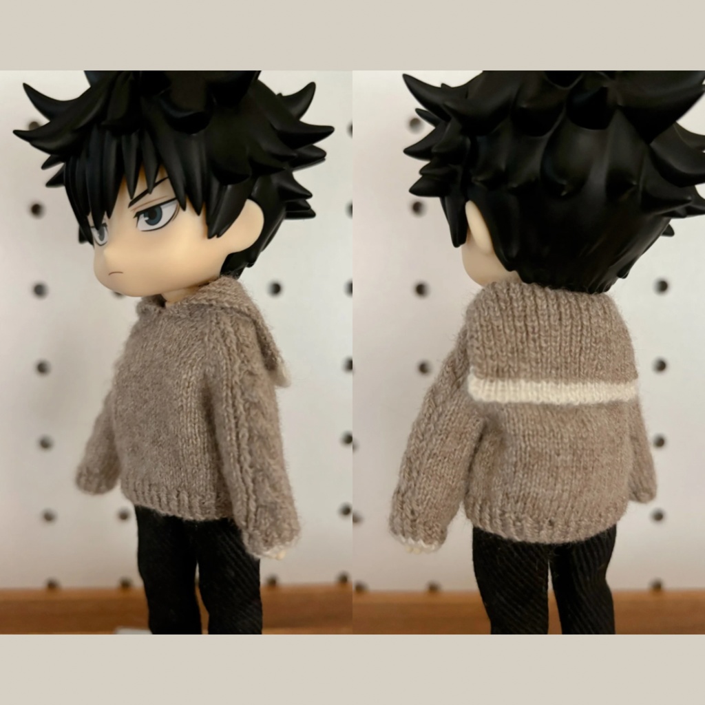 セーラーカラーのセーター