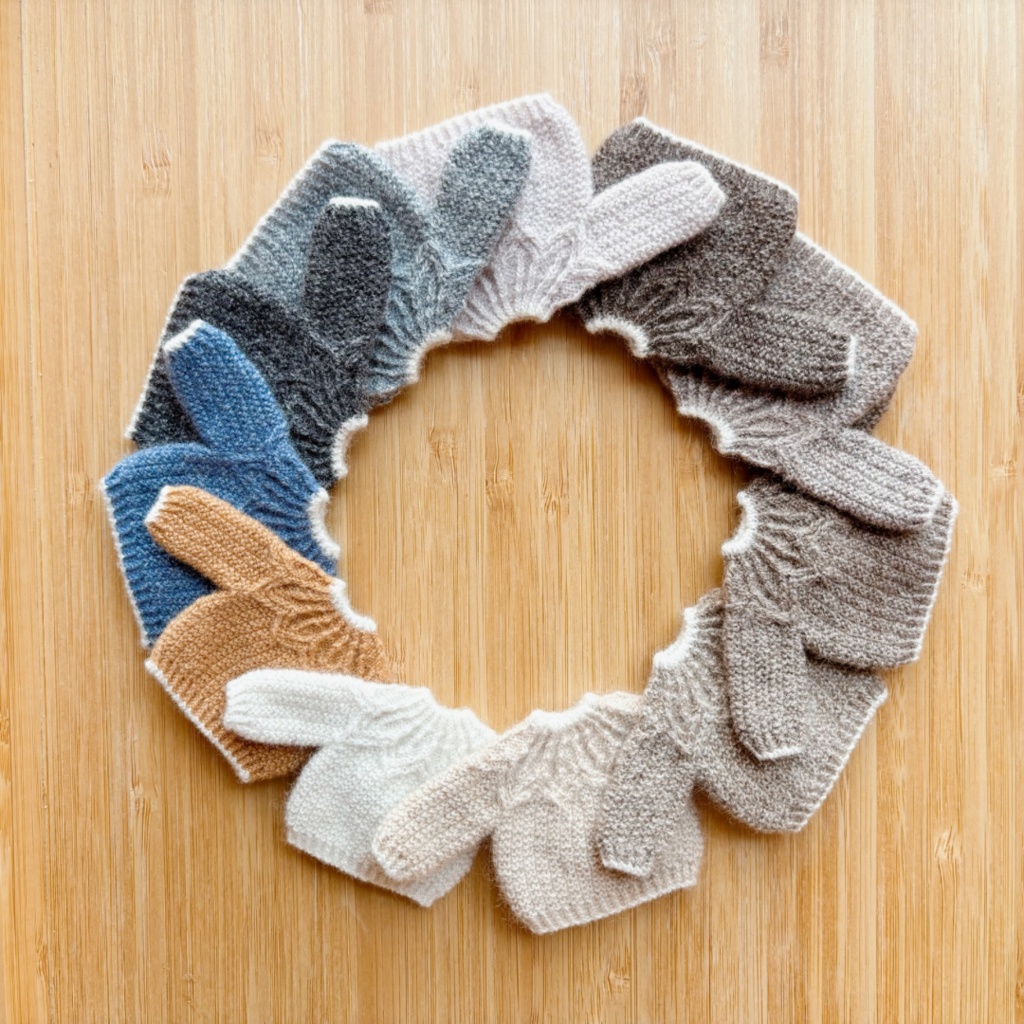 丸ヨークのセーター