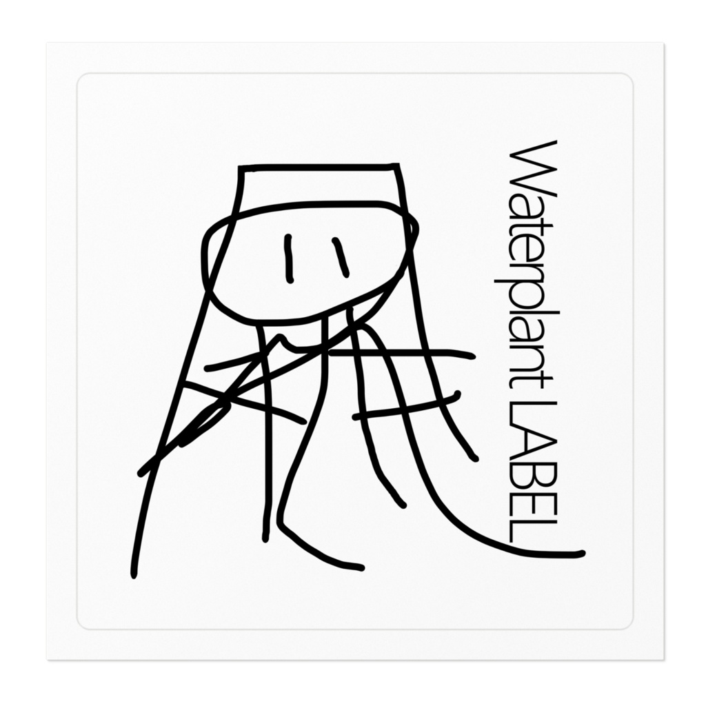 WaterplantLABEL ロゴステッカー