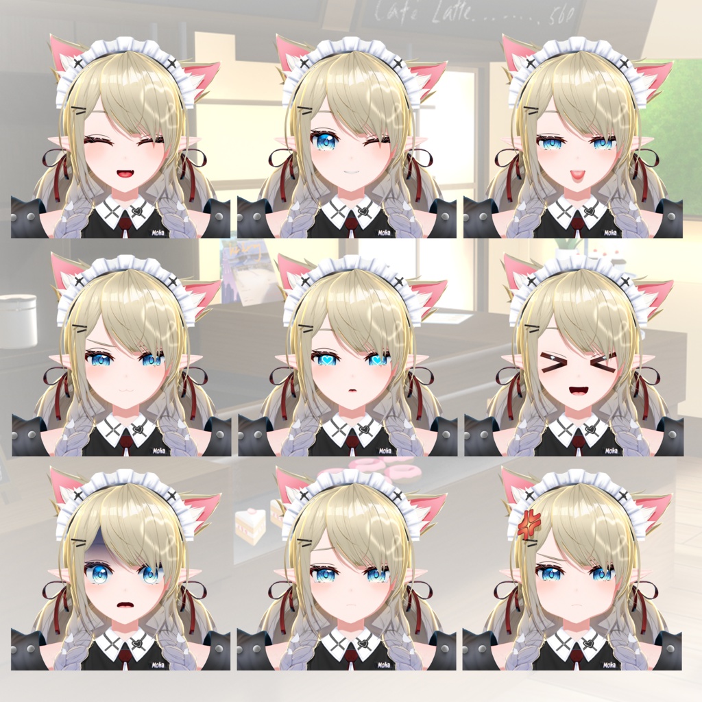 オリジナル3Dモデル「モカ-Moka-」