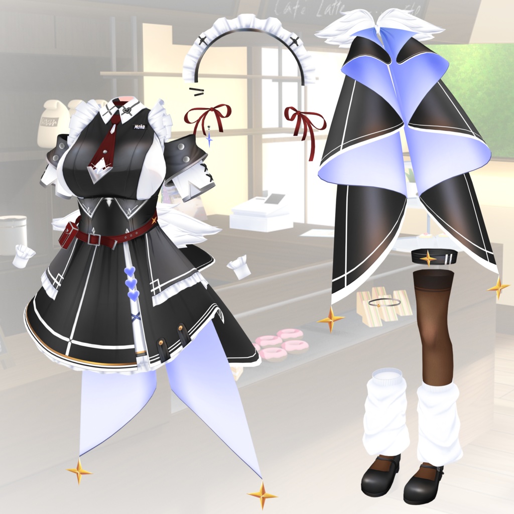 オリジナル3Dモデル「モカ-Moka-」