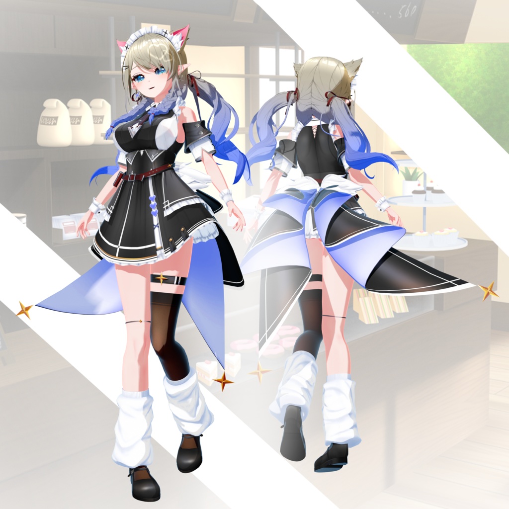 オリジナル3Dモデル「モカ-Moka-」