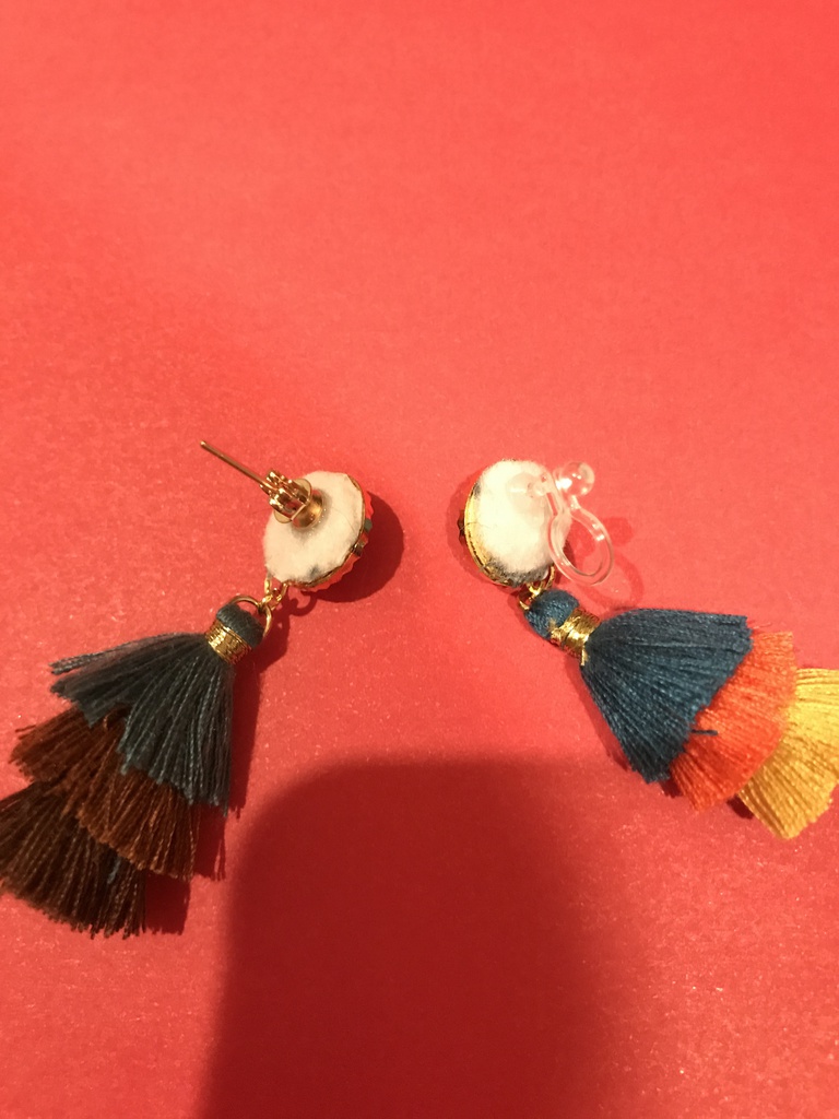 送料込 伊達組 イメージ イヤリング ピアス