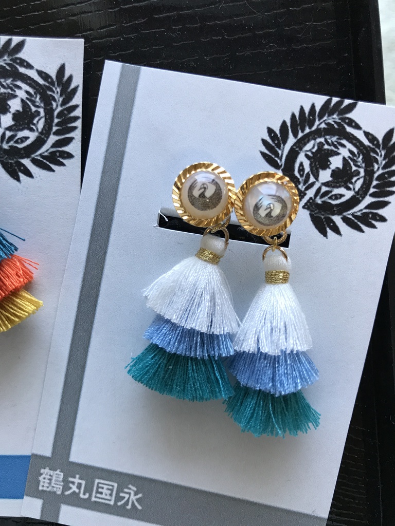 送料込 伊達組 イメージ イヤリング ピアス