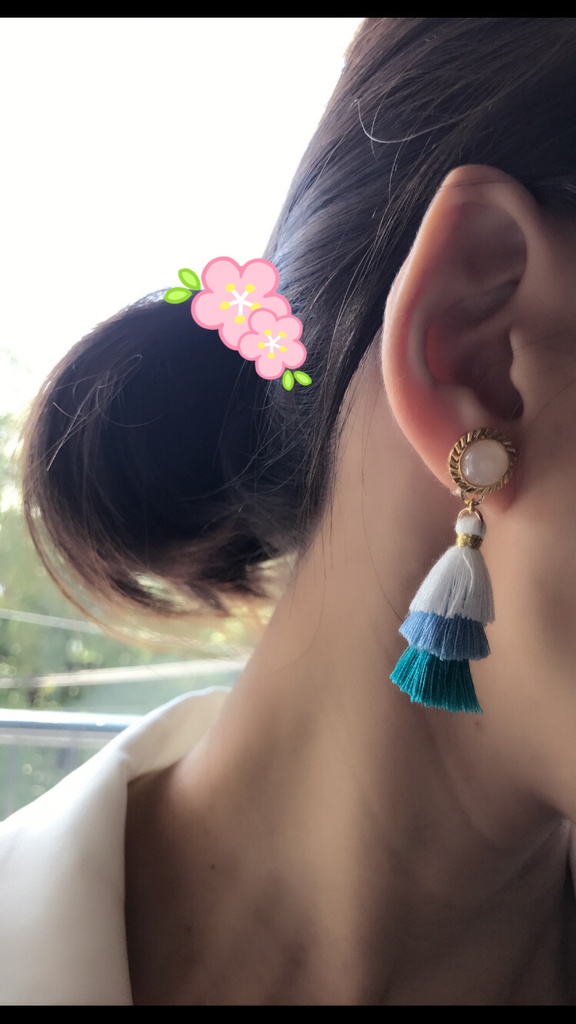 送料込 伊達組 イメージ イヤリング ピアス