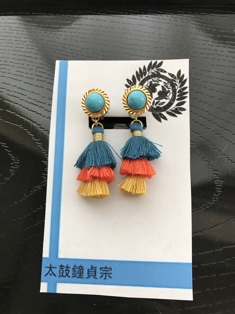 送料込 伊達組 イメージ イヤリング ピアス