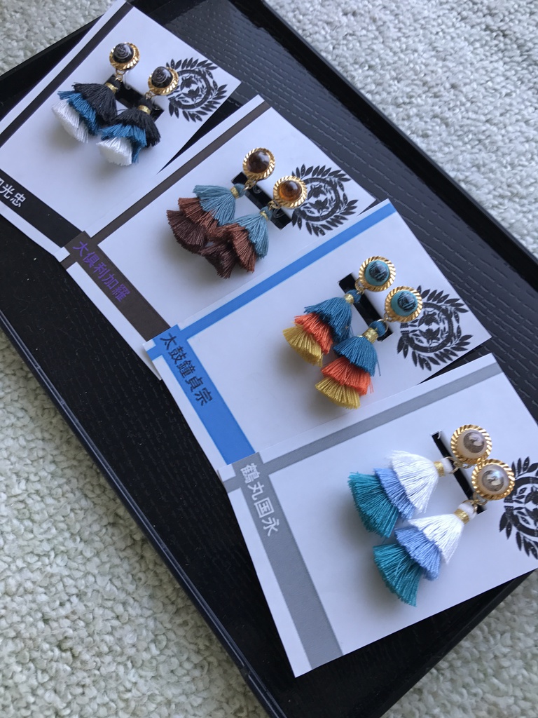 送料込 伊達組 イメージ イヤリング ピアス