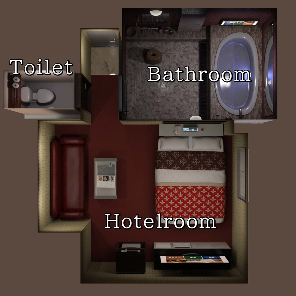 HOTEL_3Dモデル