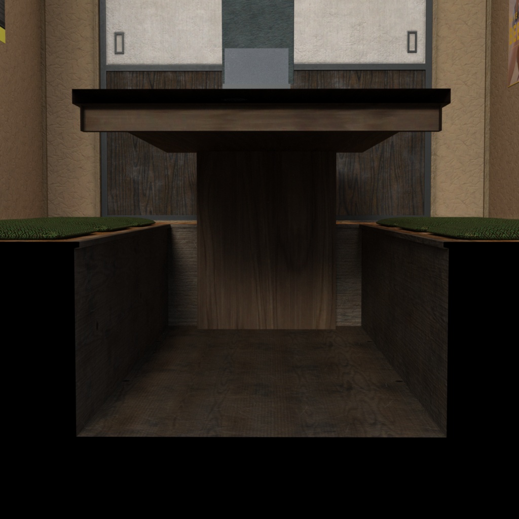 居酒屋の個室_3Dモデル