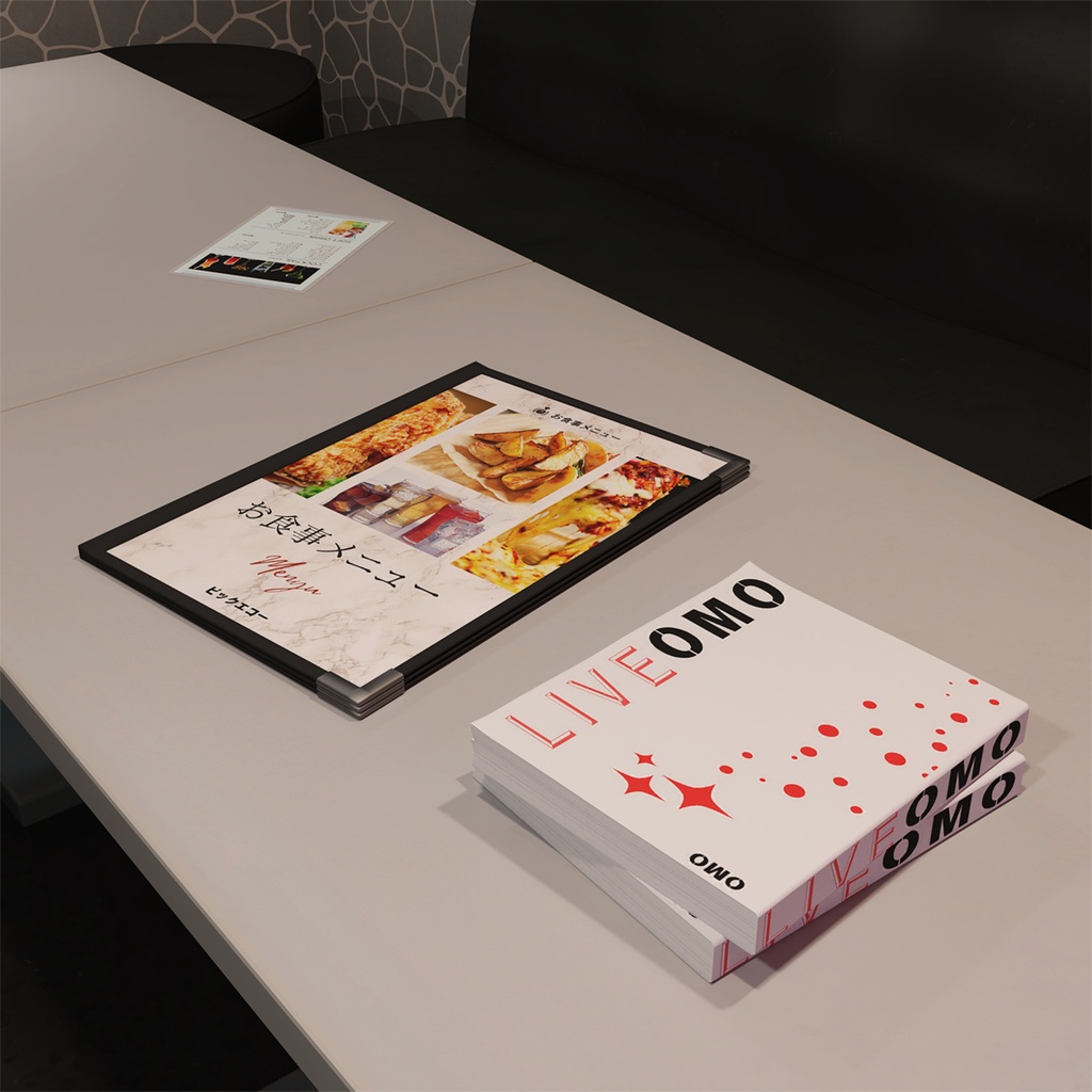 カラオケルーム_3Dモデル