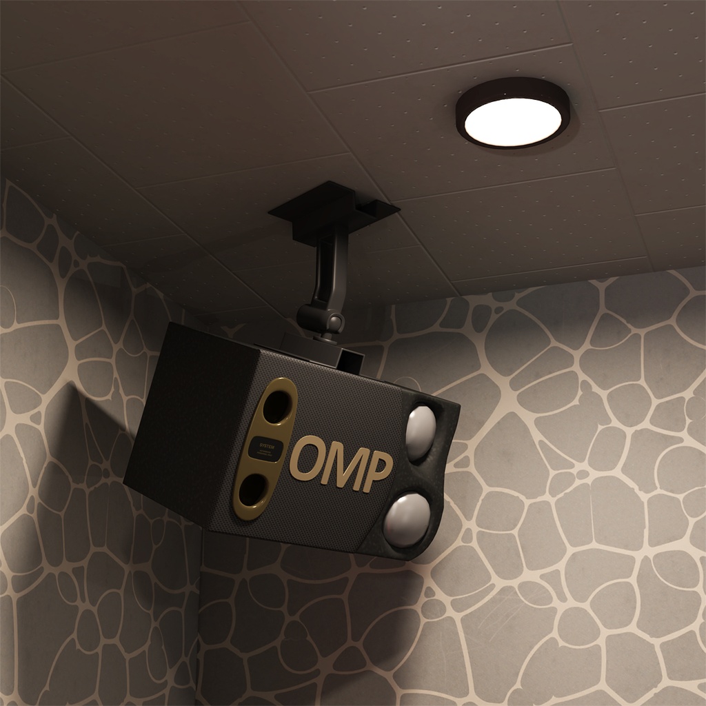 カラオケルーム_3Dモデル