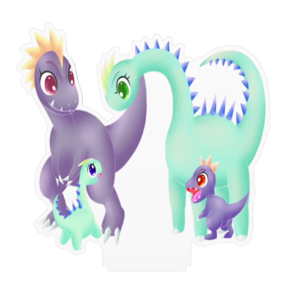 みんなかぞくアクリルフィギュア